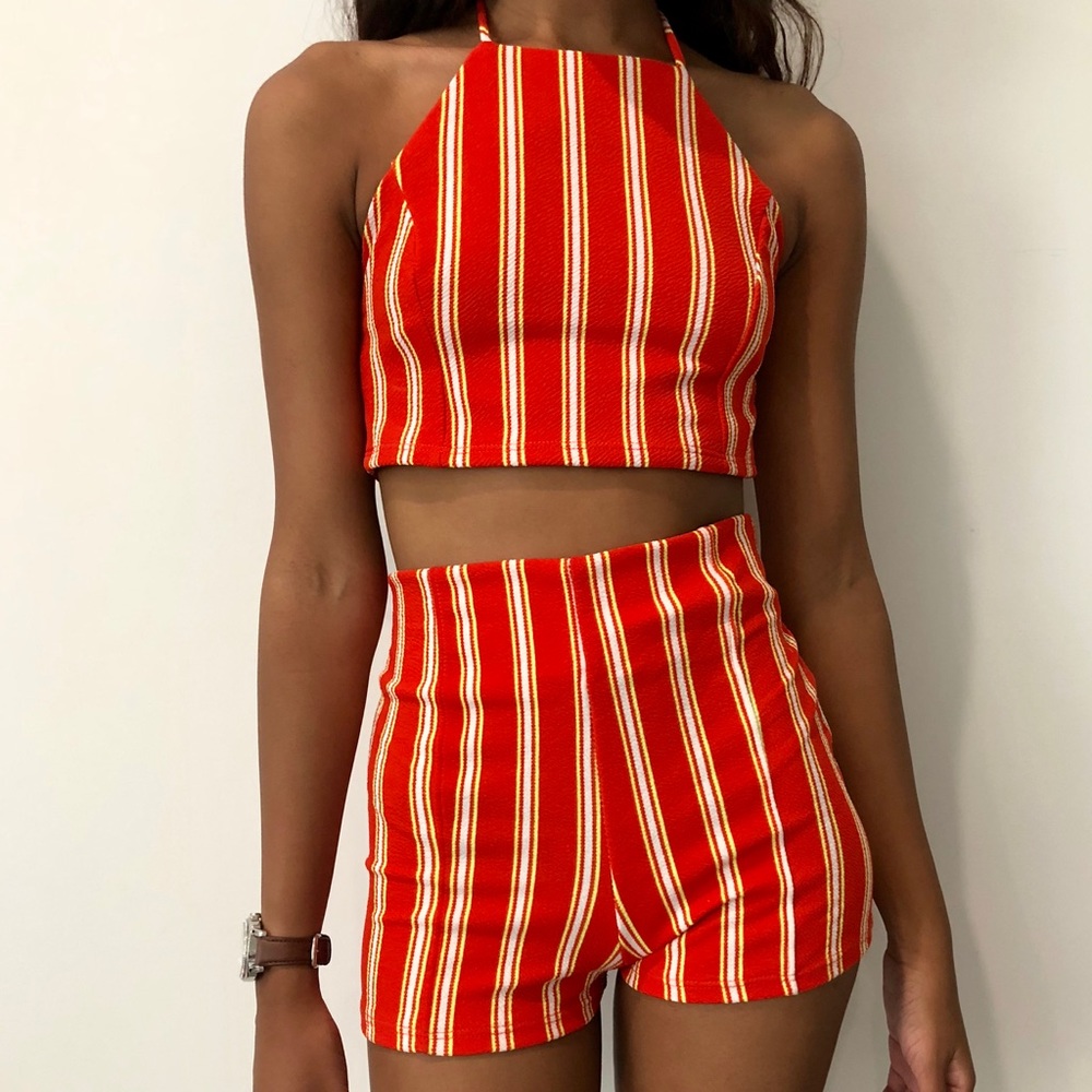 Two Piece Orange Set